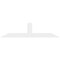 Ekena Millwork Portland Architectural Grade PVC Gable Bracket, 84"W x 21"H x 2"D x 6"F, 6/12 Pitch GBP084X21X0206POR00 - alternate 4